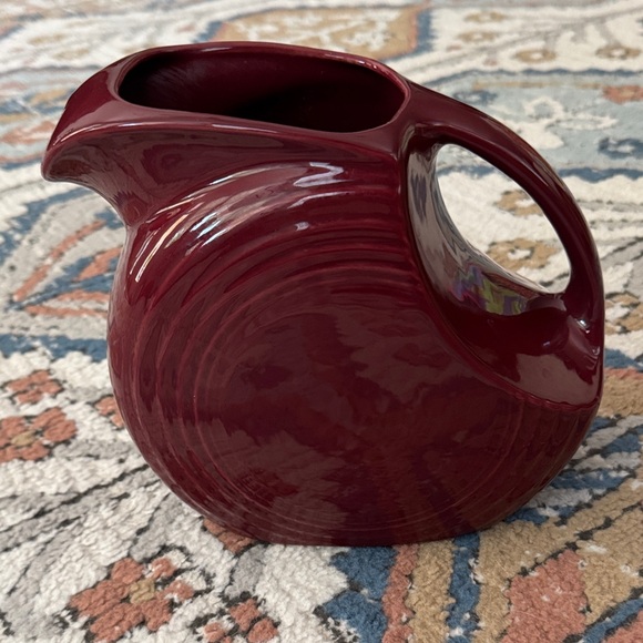 Fiesta Other - FIESTAWARE LARGE 7 1/2" Cinnabar Disc Pitcher (2000-2010) 67.25oz